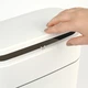 Ведро для мусора с крышкой MVM MY HOME 10 л Бело/Серое (BIN-23 10L WHITE/GRAY) - изображение 6