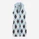 Платье вязаное короткое осеннее теплое женское H&M 061044169_lightblue XS Светло-синий/Ромб (KOZ6666000335463) - изображение 2