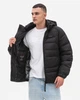 Чоловіча зимова тепла стильна куртка пуховик з капюшоном зимовий Thinsulate BLACK VINYL 23-2251 56 чорний 22515 - зображення 3