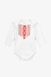 Бодi для малюків Baby Life 929 86 см Біло-червоний (2000990742377) - зображення 1