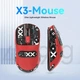 Бездротова ATTACK SHARK X3 Червона Ігрова Мишка PAW3395 для ПК Радіоканал / Bluetooth - зображення 9