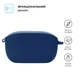Силиконовый чехол для наушников JBL Wave Buds/Buds 2, Hang Case, синий, ультратонкий защитный кейс толщиной 2 мм, защита от царапин, пыли и ударов, компактный, с карабином для крепления, ArmorStandart (ARM79916) - изображение 2