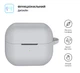 Силиконовый чехол для наушников Samsung Galaxy Buds 3/Buds 3 Pro/Buds 3 FE, Hang Case, серый, ультратонкий защитный кейс толщиной 2 мм, защита от царапин, пыли и ударов, компактный, с карабином для крепления, ArmorStandart (ARM79984) - изображение 2