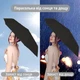 Карманный мини зонт в мягком футляре графитовый черный - изображение 7