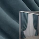 Комплект готовых штор VR-Textil Микровелюр Petek № 1489ш Серо-голубой 150х270 см 2 шт (33-0442) - изображение 1