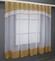 Гардина арка на кухню VR-Textil № 110к белый с янтарным 280х170 см (52-1010) - изображение 2