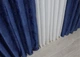 Комплект готовых штор VR-Textil Жаккард Sultan YL № 1483ш Синий 150х270 см 2 шт (33-0352) - изображение 7