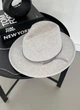 Шерстяная шляпа Федора с декором и цепочкой PEARL WOOL HAT серая - изображение 1