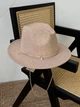 Шерстяная шляпа Федора с декором и цепочкой PEARL WOOL HAT молочная - изображение 1
