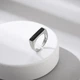 Кольцо с регулируемым размером Snuofo серебристый - изображение 3