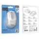 Бездротова мишка 2.4G Hoco GM28 (1600 DPI), White-Gray - зображення 3