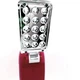 Ліхтар акумуляторний Yajia 1 LED 1W + 15 LED бокової підсвітки бордовий - зображення 6