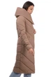 Зимняя женская куртка UF-Fashion Одеяло ромб -RF 50 бежевый - изображение 2
