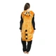 Пижама кигуруми Kigurumi Енот женская S (145-155 см) Черная с оранжевым - изображение 6
