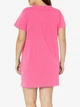 Платье-футболка короткое летнее женское Tommy Hilfiger 252402463 1X Розовое (1159796283) - изображение 2