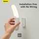 Лампа-Нічник Baseus Crescent Night Light Natur Light DGDG000102 Білий - зображення 2