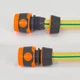 Конектор для шланга 1/2" LOSSO MY-5502 з аквастопом, перехідник швидкознімний для поливу - зображення 6