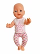 Одежда для куклы Беби Борна / Baby Born 40-43 см набор ветровка футболка штаны розовый 8834 - изображение 5