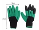 Садові рукавички з пазурами Garden Genie Gloves, міцні, для садових робіт, городу, пластикові насадки - зображення 6