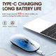 Мышь компьютерная безпроводная TWolf X2 Rechargeable 2.4G + Bluetooth |2.4G, BT, 800/1200/1600dpi| Серый - изображение 7