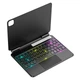 Бездротова клавіатура-чохол HOCO GM33 Smart keyboard |для Pad Pro, Air2, Air4, Air5 (10.9, 11дюймів), Bluetooth 5.1, 500 мАг, підсвічування, від 5 до 100 годин роботи, вбудований тачпад| Чорний - зображення 6
