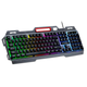 Игровая проводная клавиатура TWolf T16 c RGB подсветкой и подставкой для телефона Black - изображение 1