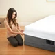 Односпальне надувне ліжко Intex 64412 + вбудований електронасос 220V Comfort-Plush Airbed With Electric Pump - зображення 4