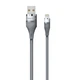 Кабель USB WALKER C735 Lightning grey - зображення 4