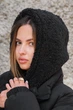 Тепла Шапка Капюшон Капор Теді На Флісі Without Bonnet Black Woman 453193835 - изображение 2