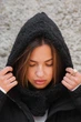 Тепла Шапка Капюшон Капор Теді На Флісі Without Bonnet Black Woman 453193835 - изображение 3