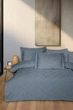 Постельное белье First Choice сатин жаккард - Boris Dark Grey евро - изображение 1