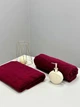 Махровое полотенце банное Osborn Textile 100х150 см Бордо 450г/м2 - изображение 4