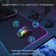 Беспроводная игровая прозрачная мышь Attack Shark X2 Pro с цифровым дисплеем USB 2,4G 300 мАч Black - изображение 6
