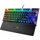 Дротова ігрова механічна клавіатура SteelSeries Apex 7 TKL Red Switch UA OLED Smart Display RGB Black (64646) - зображення 1