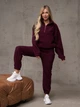 Костюм утеплений жіночий ISSA PLUS 13637 S Темно-бордовий (issa2007682645930) - зображення 1
