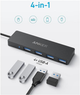 Перехідник Anker PowerExpand Direct 4-in-1 USB-C PD Media Hub USB Type-C - USB Type-A 0.3 м чорний - изображение 3