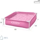 Детский каркасный бассейн Intex 57172 (122 х 122 х 30 см) Розовый - изображение 4