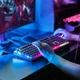 Комплект клавіатура проволока + миша Hoco GM18 Luminous RGB, Black (RU/ENG розкладка) - зображення 4