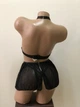 Комплект білизни Покоївка еротична білизна костюм Sexy XS/S черный (3-143) - зображення 7
