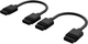 Kabel Corsair iCUE LINK 100 mm 2 Pack Black (840006664345) - obraz 1