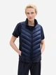 Теплый жилет короткий женский Tom Tailor 1041486-10668 L Темно-синий (4067672733113) - изображение 1