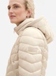 Куртка демисезонная короткая с капюшоном женская Tom Tailor 1041489-12365 XS Бежевая (4067672892599) - изображение 5