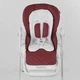 Стульчик для кормления Toti W-22019 (1) красный, мягкий PU, мягкий вкладыш, 4 колеса, съемный столик, в коробке (W-22019) - изображение 2