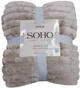 Плед Soho полиэстер Streak Beige двуспальный 200x230 см (A120097) - изображение 1