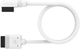 Kabel Corsair iCUE LINK 600 mm 90° White (840006670513) - obraz 1