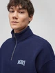 Толстовка на молнии мужская Mavi M0S10208-70497 M Темно-синяя (8684434233603) - изображение 5