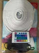 Неоновая лента Color RGB смарт 5 м управления с пульта LED Neon от сети 220 V 12V 3А - изображение 3