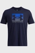 Чоловіча темно-синя футболка UA M BOXED SPORTS UPDATED SS Under Armour MD 1386793-410 - изображение 3