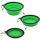 Миска складная походная для животных воды, корма LVR 007 Green (16599) - изображение 2