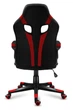 Комп'ютерне крісло для геймера Huzaro Force 2.5 black-red тканина - изображение 6